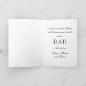 Carte Mangez, buvez et profitez de la Fête des pères (Intérieur)