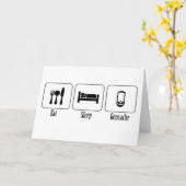 Carte Mangez, dormez, Geocache (Fleur jaune)