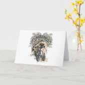 Carte Mangez, dormez, montez faire du vélo (Fleur jaune)