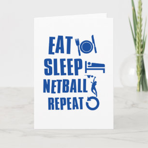 Carte Mangez le net-ball de sommeil