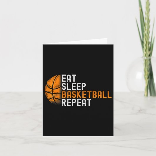 Carte Mangez le sommeil Bysketbyll Répéter (Devant)