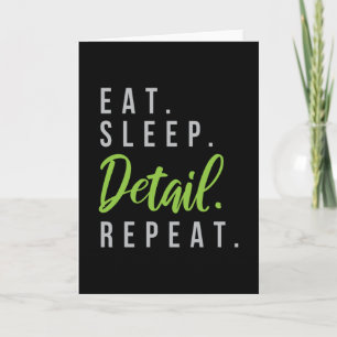 Carte Mangez le sommeil Détail Répéter le réglage des vo