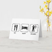 Carte Mangez le tir à l'arc du sommeil (Fleur jaune)