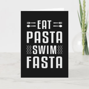 Carte Mangez Pasta Swim Fasta Nager Nager Nager Nager Am