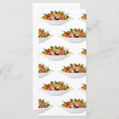 Carte Mangez plus de plantes frais motivation salade let (Devant / Derrière)