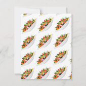 Carte Mangez plus de plantes frais motivation salade let (Dos)