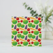Carte Mangez vos légumes (Debout devant)