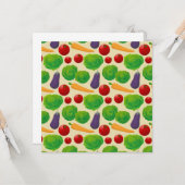 Carte Mangez vos légumes (Devant/Arrière en situation)