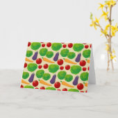 Carte Mangez vos légumes (Fleur jaune)