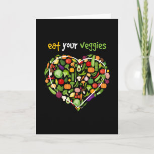 Carte Mangez vos Légumes Vegan Vegan Légumes