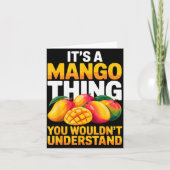 Carte Mango Costume For Men Women Kids Fruit Mango Lover (Devant)