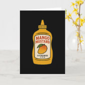 Carte Mango Moutarde 67 Six Sept 6-7 - Drôle Brainrot Ki (Fleur jaune)