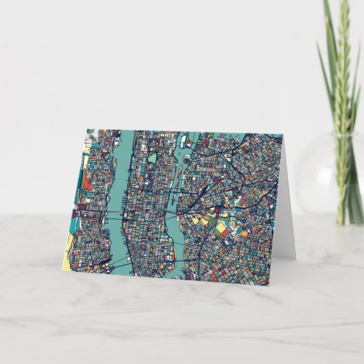 Carte Manhattan New York (Devant)