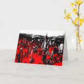 Carte Manhattan New York Pop Art Modern (Fleur jaune)