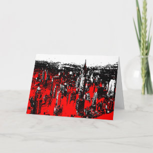 Carte Manhattan New York Pop Art Modern
