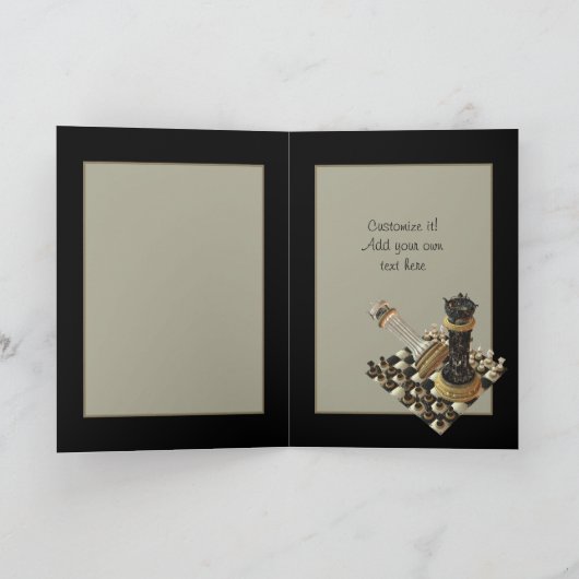 Carte Maniacs d'échecs (Intérieur)