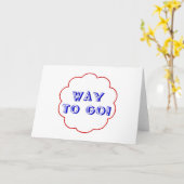 Carte Manière d'aller ! (Fleur jaune)