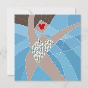 Carte Mannequin de maillot de bain Fun Beach Babe Mode A
