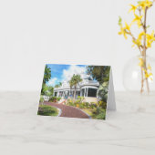 Carte Manoir vintage (Fleur jaune)