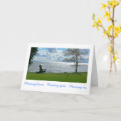 Carte "Manquant à la maison. Vous manquer. Nous (Fleur jaune)