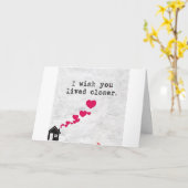 CARTE **MANQUANT MON AMI-MAIS HEUREUX POUR VOUS** (Fleur jaune)