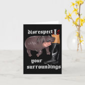 Carte Manque de respect pour votre environnement Moo Den (Fleur jaune)