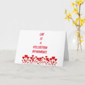 CARTE "MANQUE MES MOMENTS AVEC TOI !" PAYS EN SERVICE DI (Fleur jaune)