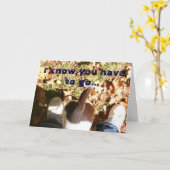 Carte Manquer votre mais (t) ! (Fleur jaune)