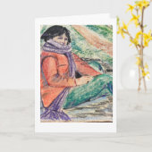 Carte mantooth Henrietta Bagley (Fleur jaune)