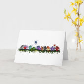 Carte many cute dragons (Fleur jaune)