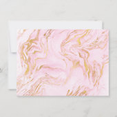 Carte Maquillage rose marbre certificat beauté cadeau (Dos)