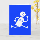 Carte Marathon mignon et drôle (Fleur jaune)