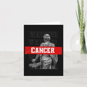 Carte Marathon T, Guerrier De Sensibilisation Au Cancer