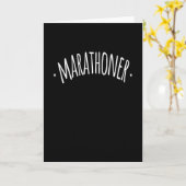 Carte Marathoner Runner (Fleur jaune)