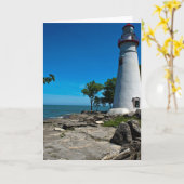 Carte Marblehead Lighthouse (Fleur jaune)
