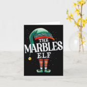 Carte Marbles Elf Christmas Group Xmas Pajama Party (Fleur jaune)