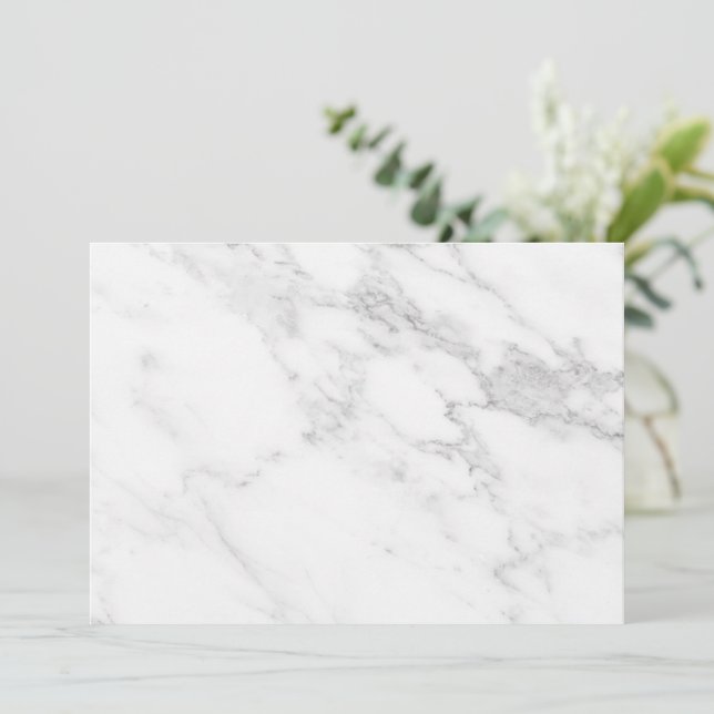 Carte Marbre Blanc (Debout devant)