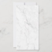 Carte Marbre Blanc (Dos)