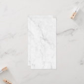 Carte Marbre Blanc (Devant/Arrière en situation)