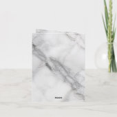Carte Marbre Blanc (Dos)
