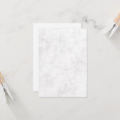 Carte Marbre Blanc Moderne (Devant/Arrière en situation)