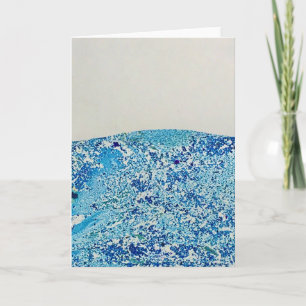 Carte Marbre bleu