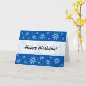 Carte Marbre bleu avec fleurs (Fleur jaune)