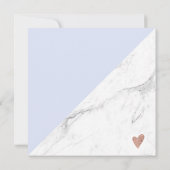 Carte Marbre bleu bloc carré certificat cadeau logo (Dos)