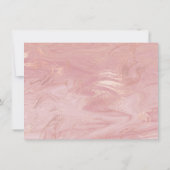 Carte Marbre cadeau de certificat de maquillage d'extens (Dos)