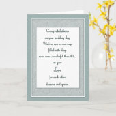 Carte Marbre mariage (Fleur jaune)