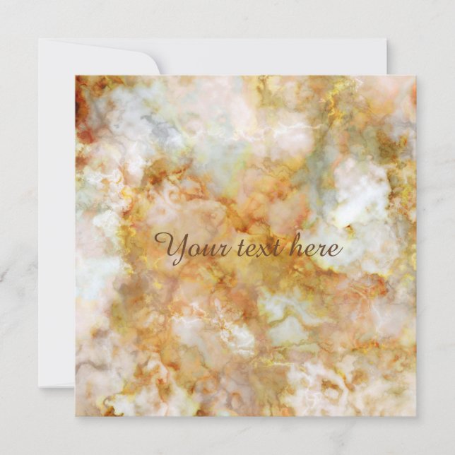 Carte Marbre plu doré (Devant)