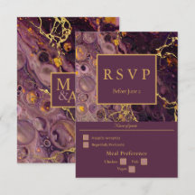 Marbre Violet Luxueux Avec Or