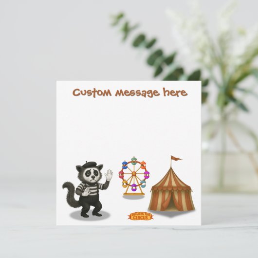 Carte Marcel, civet mime (Debout devant)