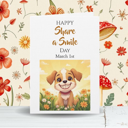 Carte March 1st is Share a Smile Day! 